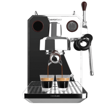 Baristeo Intima Extracción perfecta y crema densa: máquina con bomba italiana de 15 bares, control PID, vaporizador orientable, y sistema Thermoblock para cafés equilibrados y irresistibles en cada taza.